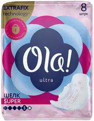 Ola! Ultra Super прокладки гигиенические с крылышками