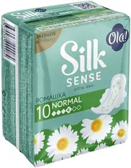 Ola! Silk Sense Ultra Deo Normal Ромашка прокладки гигиенические с крылышками