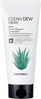 Tony Moly Clean Dew Aloe Foam Cleanser пенка для умывания с экстрактом алоэ