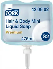 Tork Premium S2 Hair & Body Mini Liquid Soap мыло-гель жидкое для тела и волос мини