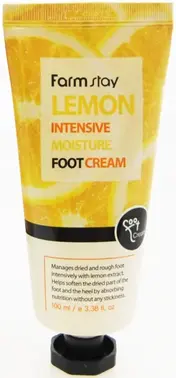 Farmstay Lemon Intensive Moisture Foot Cream крем для ног смягчающий с экстрактом лимона