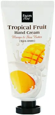 Farmstay Tropical Fruit Hand Cream Mango & Shea Butter крем для рук с манго и маслом ши