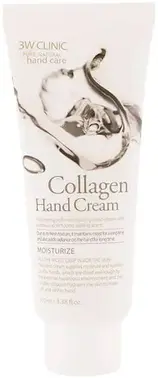 3W Clinic Collagen Hand Cream крем для рук увлажняющий с морским коллагеном