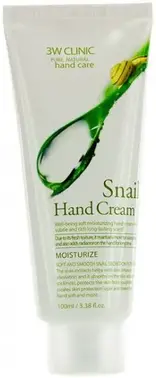 3W Clinic Snail Hand Cream крем для рук увлажняющий с муцином улитки