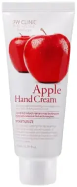 3W Clinic Apple Hand Cream крем для рук увлажняющий с экстрактом яблока и маслом ши