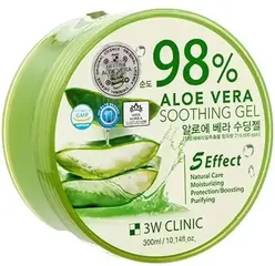 3W Clinic 98% Aloe Vera Soothing Gel гель универсальный с соком алоэ