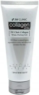 3W Clinic Collagen Whitening Peeling Gel пилинг-гель для лица с коллагеном