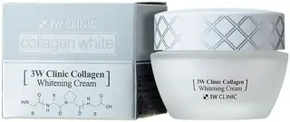 3W Clinic Collagen Whitening Cream крем для кожи лица и шеи с морским коллагеном