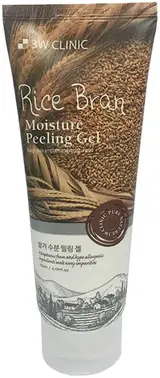 3W Clinic Rice Bran Moisture Peeling Gel пилинг-гель увлажняющий для лица с экстрактом бурого риса