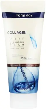 Farmstay Collagen Pure Cleansing Foam пенка очищающая с коллагеном