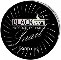 Farmstay Black Snail Hydrogel Eye Patch патчи гидрогелевые для глаз с муцином черной улитки