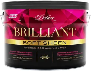 Parade Deluxe Brilliant Soft Sheen интерьерная латексная краска полуматовая