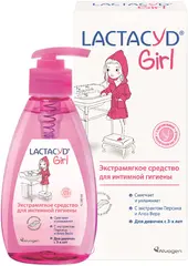 Лактацид Girl средство для интимной гигиены девочек с 3 лет экстрамягкое