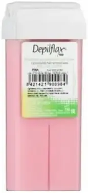 Depilflax 100 Pink теплый воск для депиляции в картридже розовый сливочный