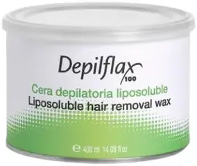 Depilflax 100 Liposoluble Hair Removal Wax теплый воск в банке натуральный