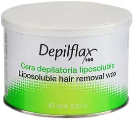 Depilflax 100 Liposoluble Hair Removal Wax теплый воск в банке розовый