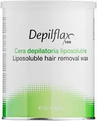 Depilflax 100 Liposoluble Hair Removal Wax теплый воск в банке натуральный