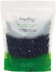 Depilflax 100 Filml Wax Beads воск пленочный синий в гранулах