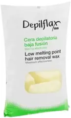 Depilflax 100 Low Melting Point Wax Ivory горячий воск в брикетах cлоновая кость