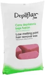 Depilflax 100 Low Melting Point Hair Removal Wax горячий воск в брикетах вино