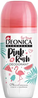 Деоника for Teens Pink Rush дезодорант роликовый для подростков
