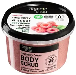 Organic Shop Organic Raspberry & Sugar Body Polish Малиновые Сливки скраб для тела