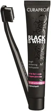 Curaprox Black is White/5460 Ultra Soft набор (зубная паста + зубная щетка)