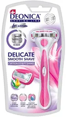Деоника Shaving Line Деоника for Women Delicate Smooth Shave станок бритвенный со сменной кассетой