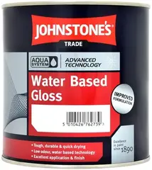 Johnstones Aqua Water Based Gloss высокопрочная глянцевая краска