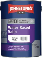 Johnstones Aqua Water Based Satin высокопрочная краска с сатиновым блеском