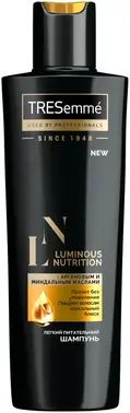 Tresemme Luminous Nutrition с Аргановым и Миндальным Маслами шампунь для волос легкий питательный
