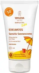 Weleda Baby & Kids Sun Edelweiss SPF крем натуральный солнцезащитный для младенцев и детей