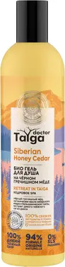 Natura Siberica Doctor Taiga Siberian Honey Cedar Кедровое SPA био гель для душа на черном гречишном меде
