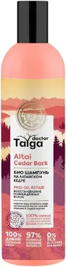 Natura Siberica Doctor Taiga Altai Cedar Bark Pro-Oil Repair био шампунь восстановление поврежденных волос