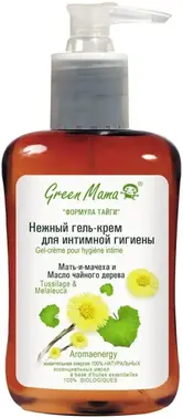 Green Mama Мать-и-Мачеха и Масло Чайного Дерева крем-гель нежный для интимной гигиены