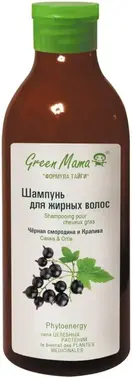Green Mama Черная Смородина и Крапива шампунь для жирных волос