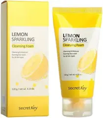 Secret Key Lemon Sparkling Cleansing Foam пенка для умывания с экстрактом лимона