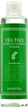 Secret Key Tea Tree Refresh Calming Toner тонер для проблемной кожи лица с маслом чайного дерева