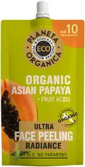 Планета Органика Eco Organic Asian Papaya+Fruit Acids Сияние пилинг для лица