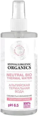 Планета Органика Pure Hypoallergenic Organics Свежесть и Увлажнение термальная вода альпийская гипоаллергенная