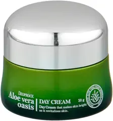 Deoproce Aloe Vera Oasis Day Cream крем для лица дневной питательный с алоэ вера