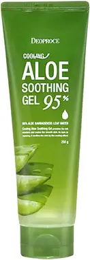 Deoproce Cooling Aloe Soothing Gel 95% гель для лица охлаждающий увлажняющий с алоэ вера
