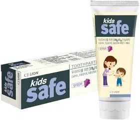 CJ Lion Kids Safe Grape паста зубная детская от 3-12 лет