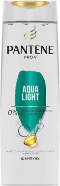 Пантин Pro-V Agua Light шампунь для тонких и склонных к жирности волос