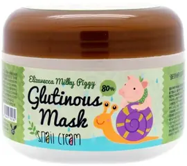 Elizavecca Milky Piggy Glutinous 80% Mask Snail Cream крем-маска ночная для лица с муцином слизи улитки