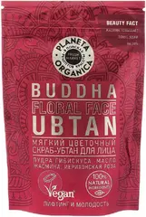 Планета Органика Fresh Market Buddha Лифтинг и Молодость скраб-убтан для лица мягкий цветочный