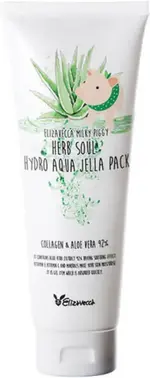 Elizavecca Milky Piggy Herb Soul Hydro Aqua Jella Pack маска увлажняющая с экстрактом алоэ и коллагеном