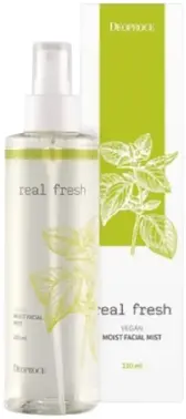 Deoproce Real Fresh Vegan Moist Facial Mist мист для лица увлажняющий с растительными экстрактами