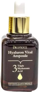 Deoproce Hyaluron Vital Ampoule сыворотка для лица гиалуроновая ампульная