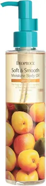 Deoproce Soft Smooth Moisture Body Oil масло для тела увлажняющее смягчающее с абрикосом